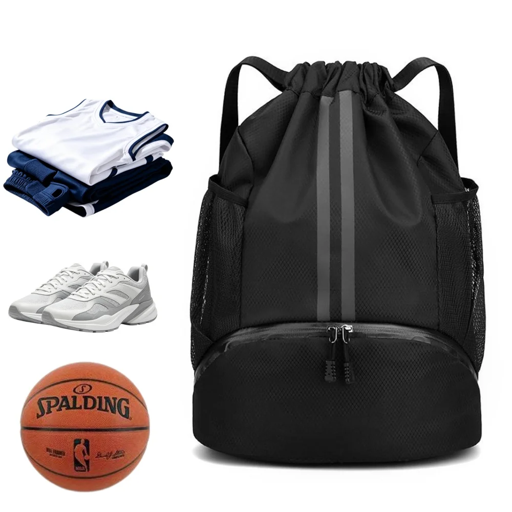 Drawstring Gym Bag - Drawstring Sports Backpack,Lightweight Gym Bag with