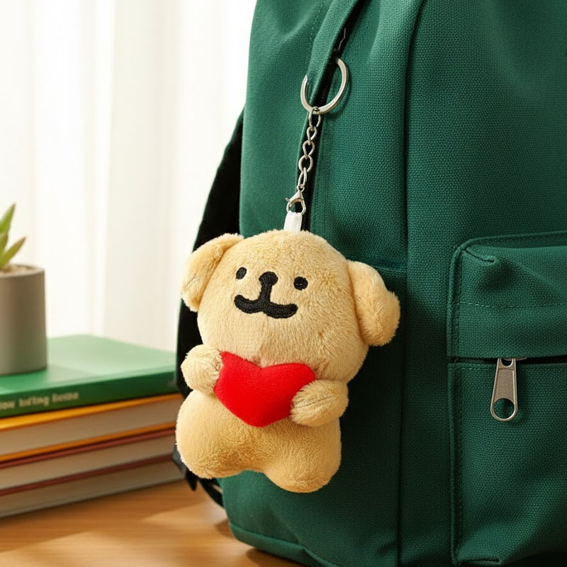 1-10PCS Heart Shaped Dog Plush - Mini Backpack Purse ulasan dan harga