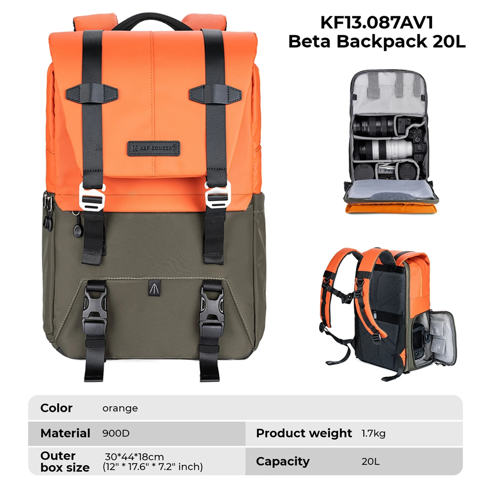 K&F CONCEPT Camera Backpack Tr - Laptop Backpack 15.6 ulasan dan harga