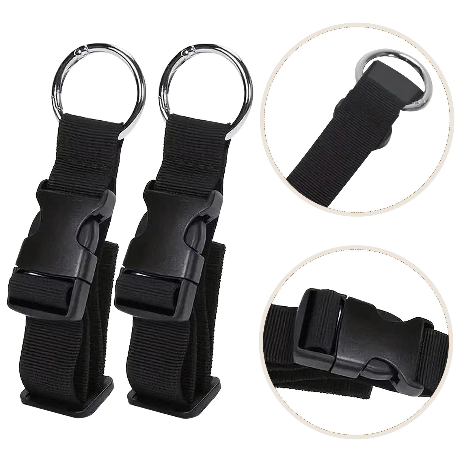2 Pcs Wheelchair Hook Bag Back - Backpack Diaper Bag ulasan dan harga