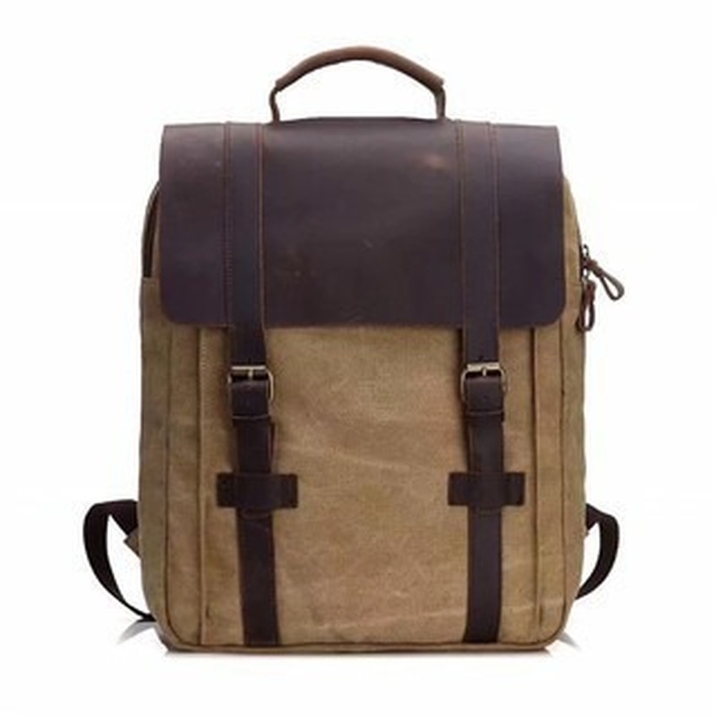 Fashion trend backpack schoolb - Canvas Backpack Casual ulasan dan harga