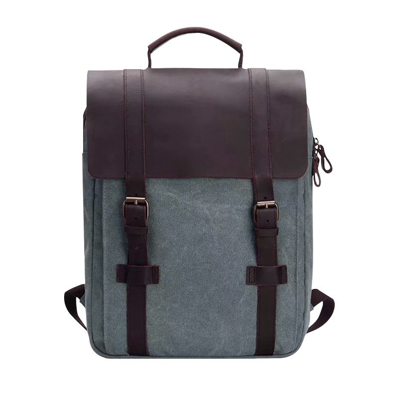 Fashion trend backpack schoolb - Canvas Backpack Casual ulasan dan harga