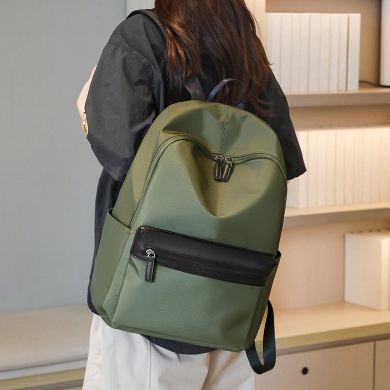 Large Capacity Black Casual Ba - Canvas Backpack Casual ulasan dan harga