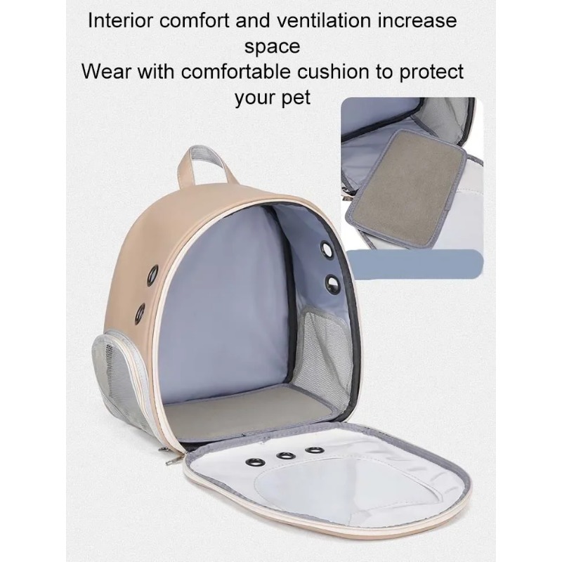 Portable Transparent Pet Backp - Foldable Backpack Small ulasan dan harga