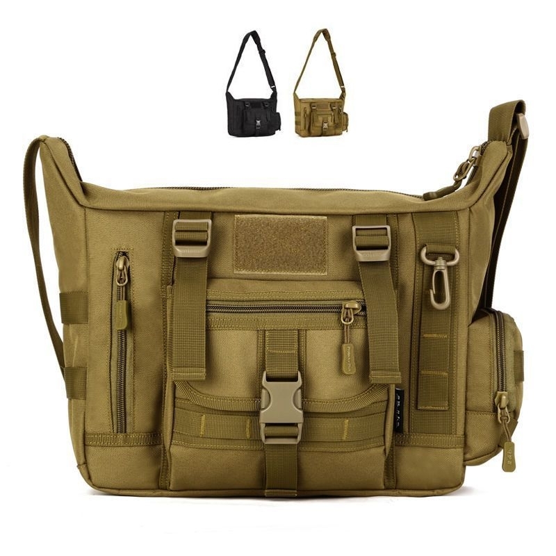 14 Inch Laptop Shoulder Bag Me - Rucksack Military Style ulasan dan harga