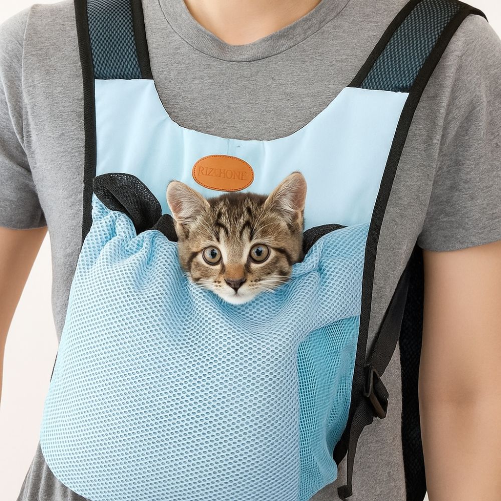 Portable Breathable Pet Chest  - Foldable Backpack Small ulasan dan harga