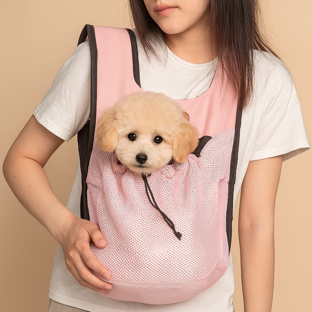 Portable Breathable Pet Chest  - Foldable Backpack Small ulasan dan harga