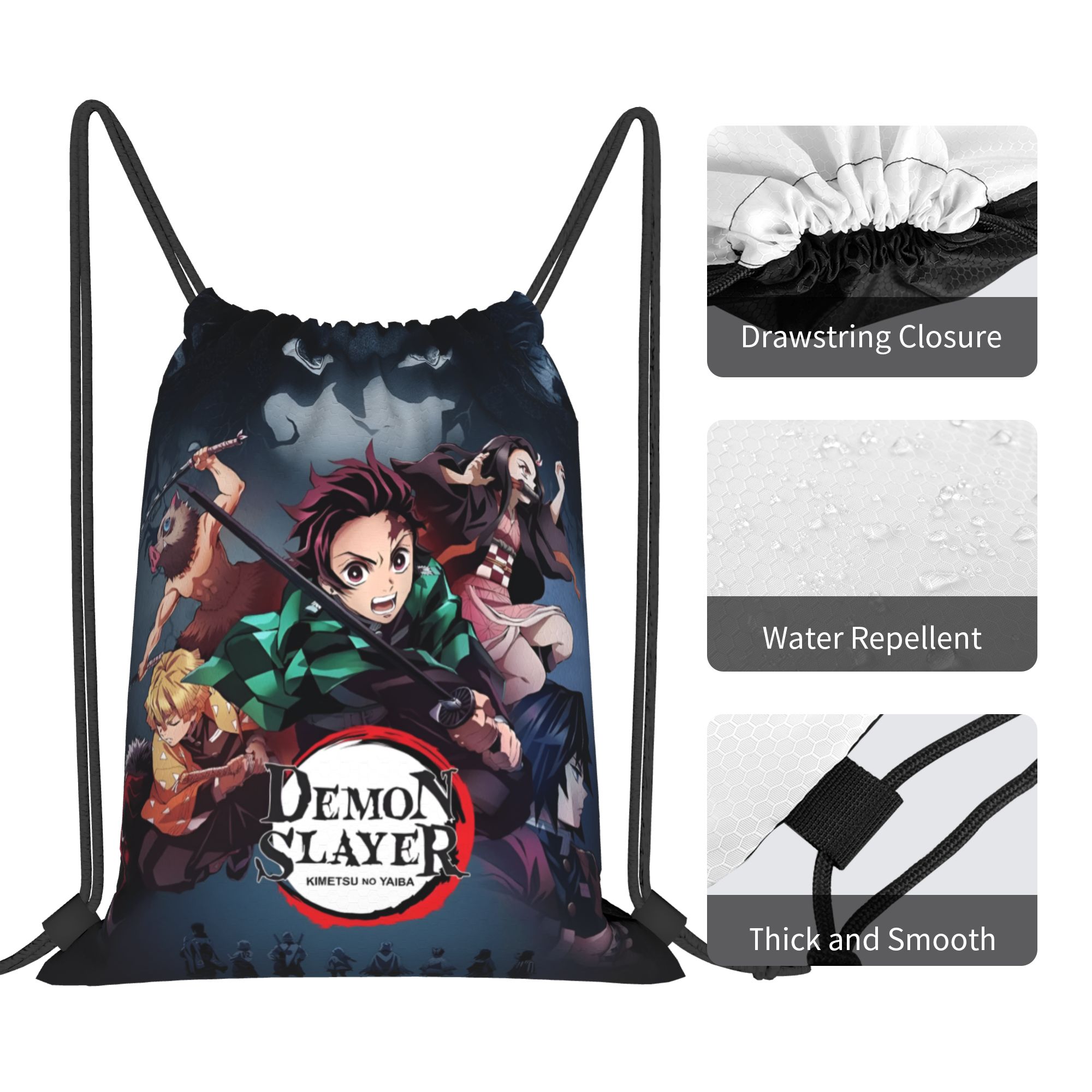 Custom D-Demons Slayers Drawst - Drawstring Gym Bag ulasan dan harga