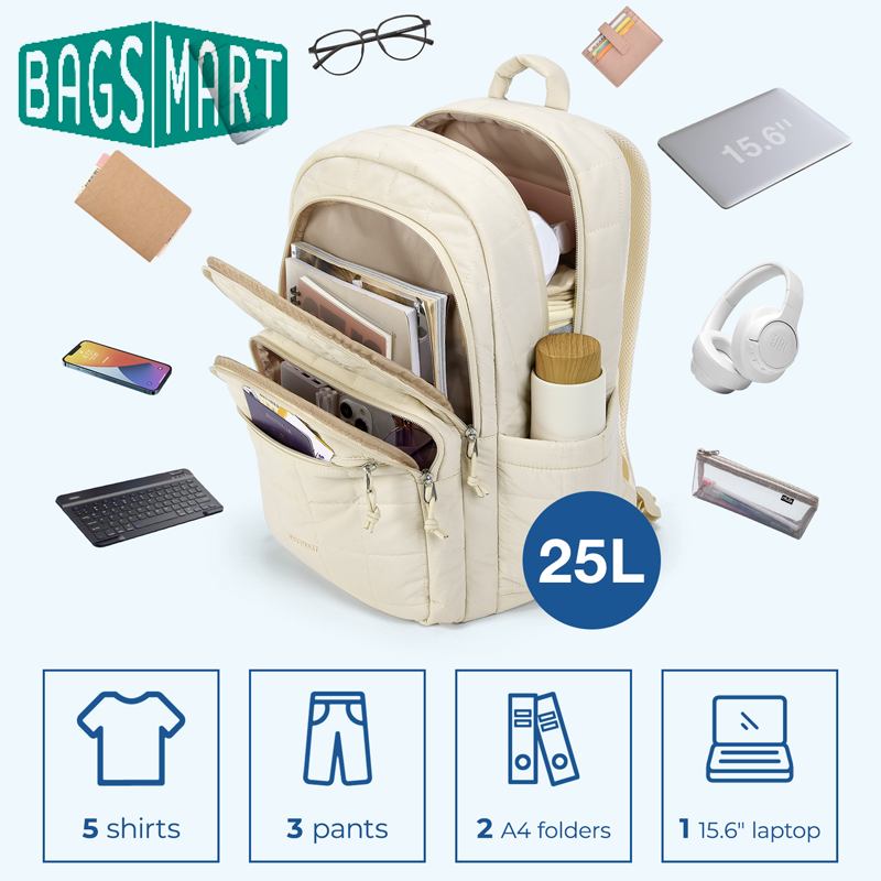 BAGSMART Laptop Bags College C - Laptop Backpack 15.6 ulasan dan harga
